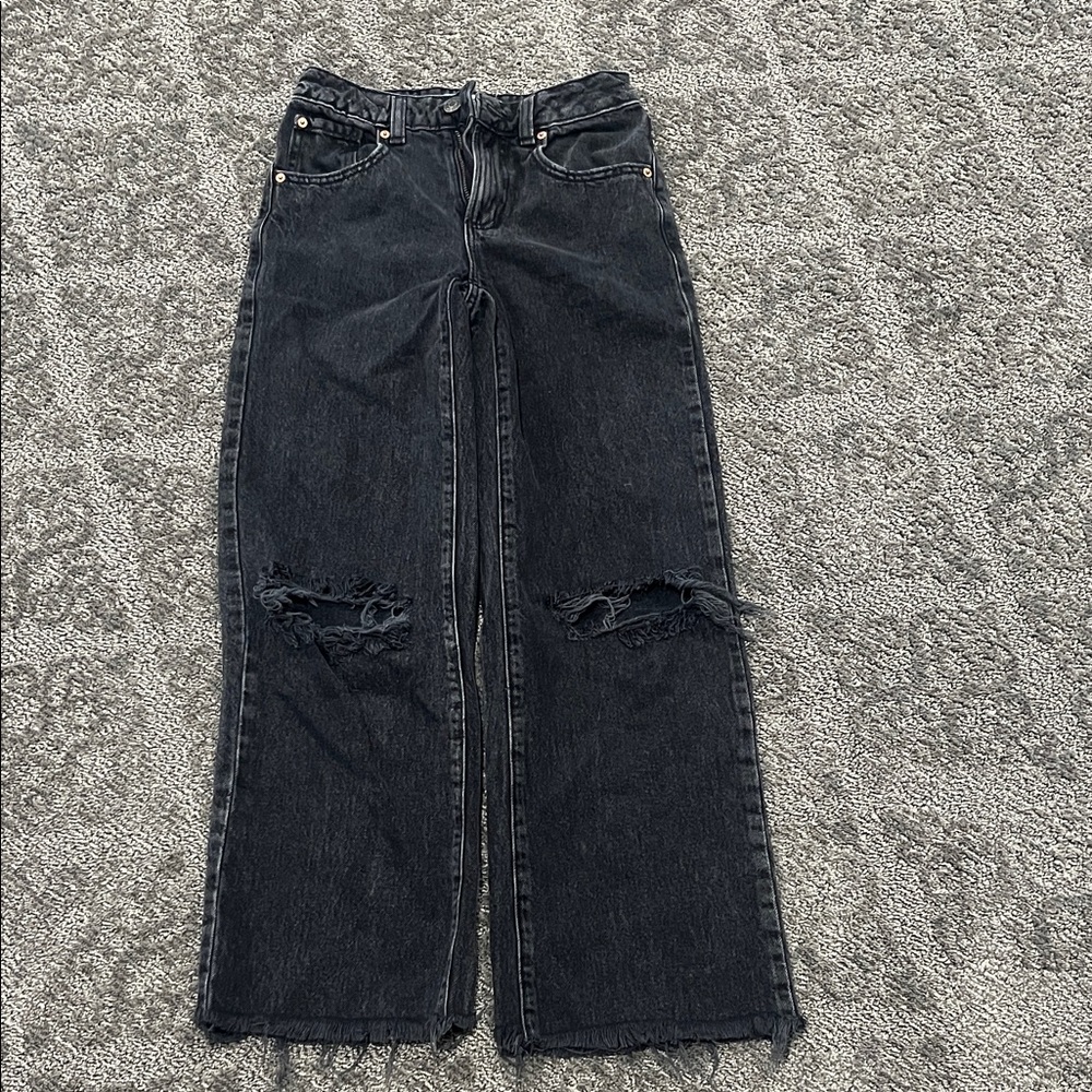 Garage denim Black Distressed Women Jeans